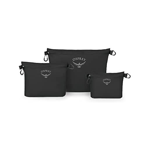 Osprey ultralight sacca con cerniera, 14l, black, set