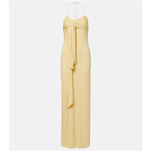 Loewe paula's ibiza - abito lungo in crêpe