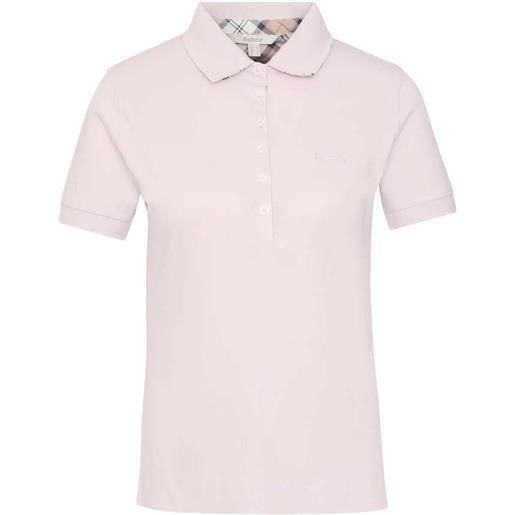 BARBOUR polo portsdown top primrose hessian