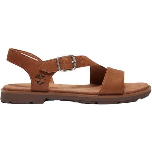 TIMBERLAND calista bay backstrap sandal rust full grain