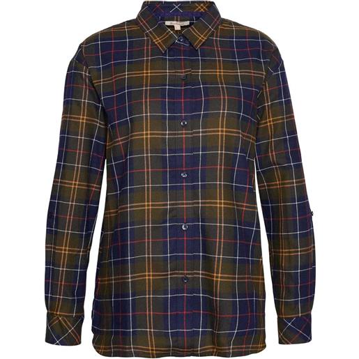 BARBOUR camicia con vestibilita' rilassata elishaw verde