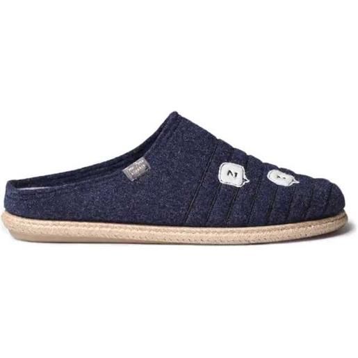 TONI PONS pantofole charlie da uomo in feltro blu