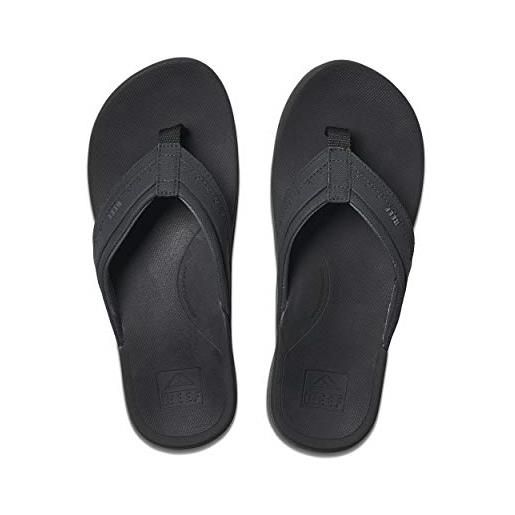 Reef ortho-spring - infradito uomo, nero (black bla), 43 eu