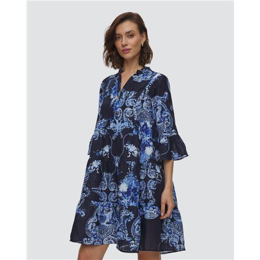 Positano Couture abito in lino da donna Positano Couture jungle