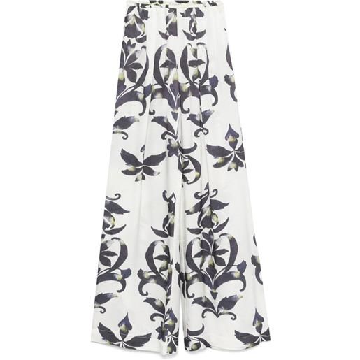 Forte Forte pantaloni con stampa - bianco