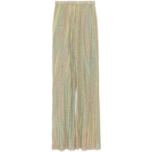 Forte Forte pantaloni in lurex - verde