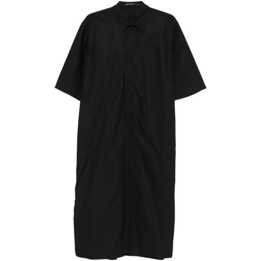 Sofie D'hoore short-sleeve shirt midi dress - nero