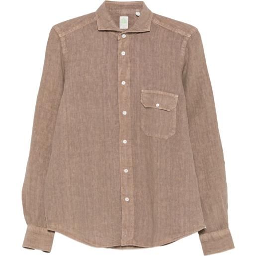 Finamore 1925 Napoli camicia con tasche con patta - toni neutri