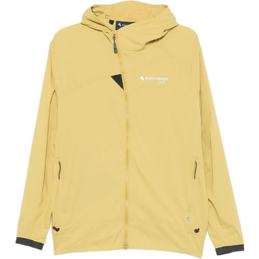 Klättermusen giacca nal con cappuccio - giallo