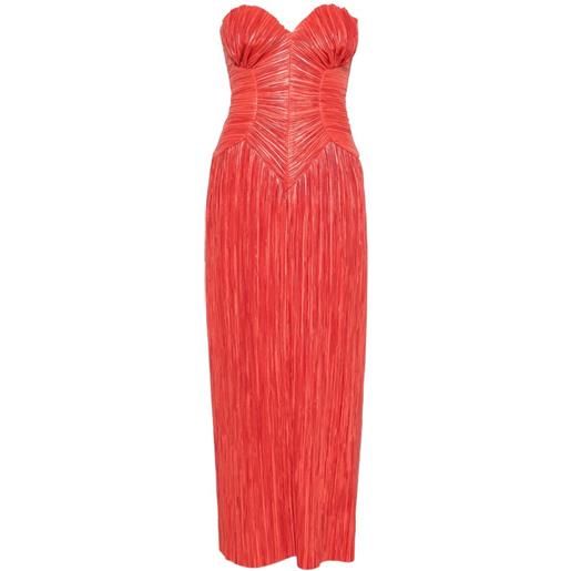 Cult Gaia abito ashika senza spalline - rosso