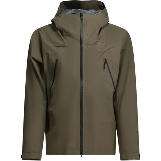 Goldwin giacca gore-tex con cappuccio - verde