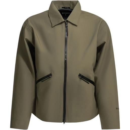 Goldwin giacca gore-tex® con zip - verde