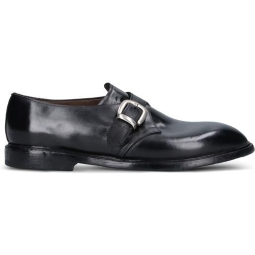 Premiata scarpe stringate con fibbia - nero