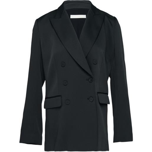 Club21 Collection blazer doppiopetto bianca - nero