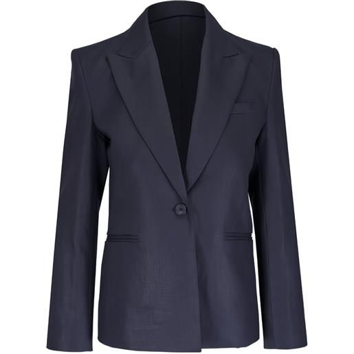 TWP boy single-breasted peak-lapels jacket - blu