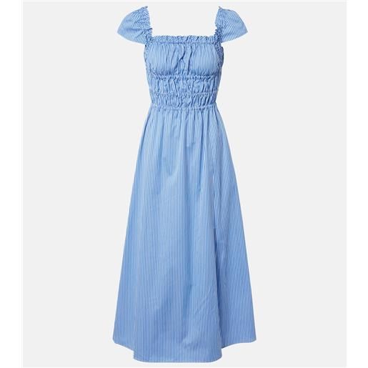 Altuzarra abito midi in cotone a righe