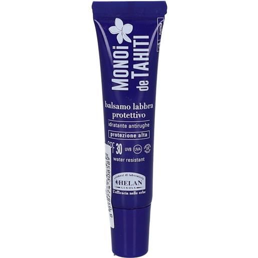 Helan monoi tahiti balsamo labbra protettivo idratante antirughe spf 30 15 ml