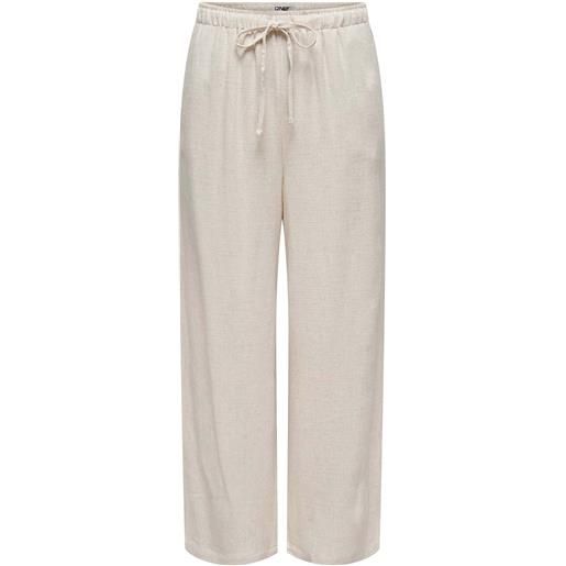 Only pantaloni onlsiesta straight fit lino
