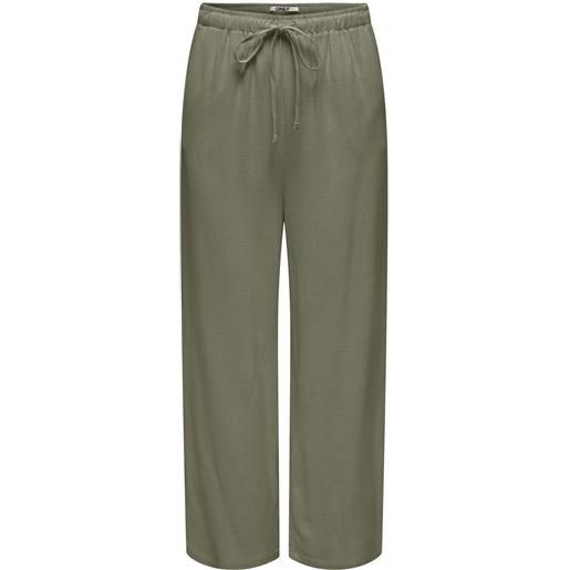 Only pantaloni onlsiesta straight fit lino
