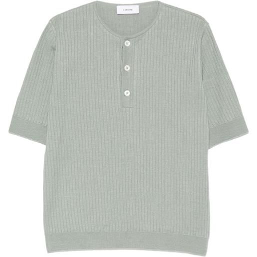 Lardini maglione con bottoni - verde