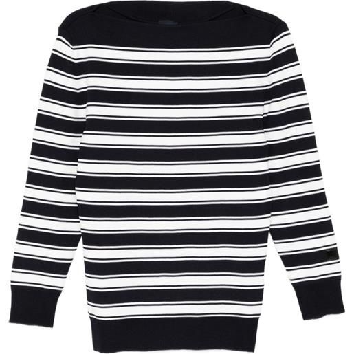 Juun.J maglione a righe - blu