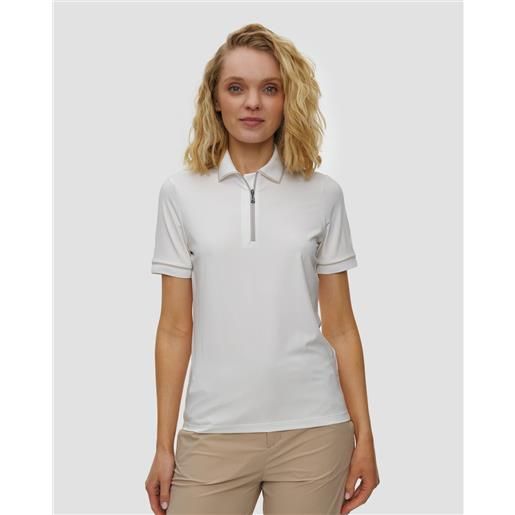 BOGNER polo bianca da donna bogner caren