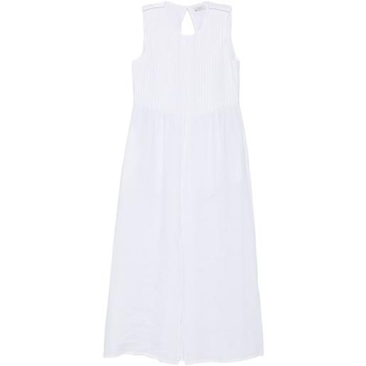 Peserico abito smanicato - bianco