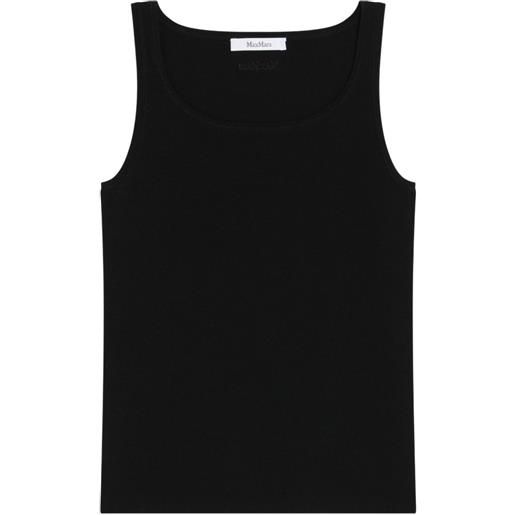 Max Mara canotta a coste - nero