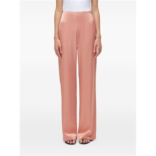 Blugirl satin palazzo pants - rosa