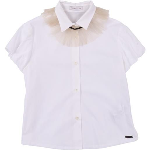 Monnalisa camicia popeline stretch