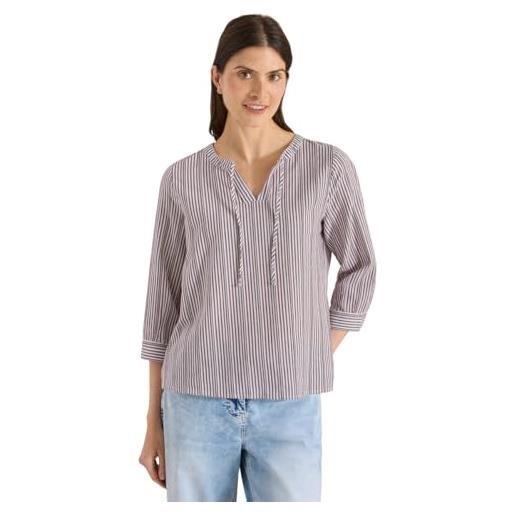 Cecil tunica a strisce con nastri blouse blue l
