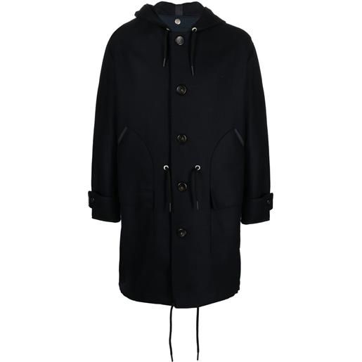 PT Torino cappotto con cappuccio - blu