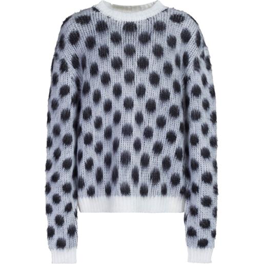 Marni maglione a pois - nero