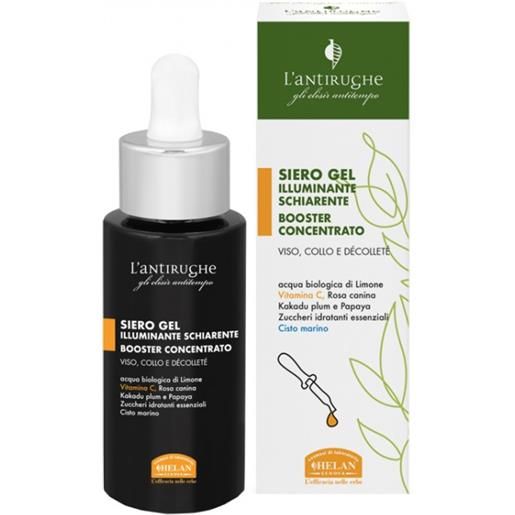 Helan elisir antitempo l'antirughe siero gel illuminante schiarente booster concentrato 30 ml