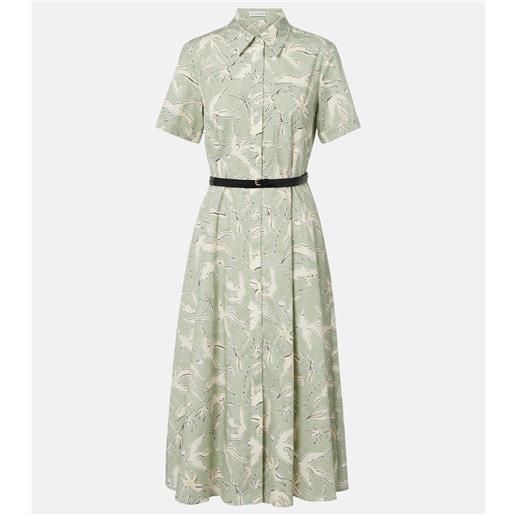 Altuzarra abito chemisier kiera in misto cotone