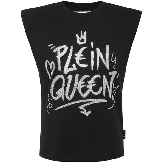 Philipp Plein canotta con decorazione - nero