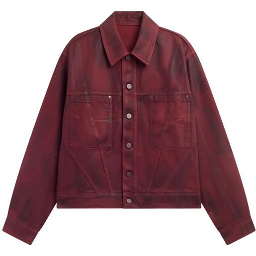LGN LOUIS GABRIEL NOUCHI giacca denim - rosso