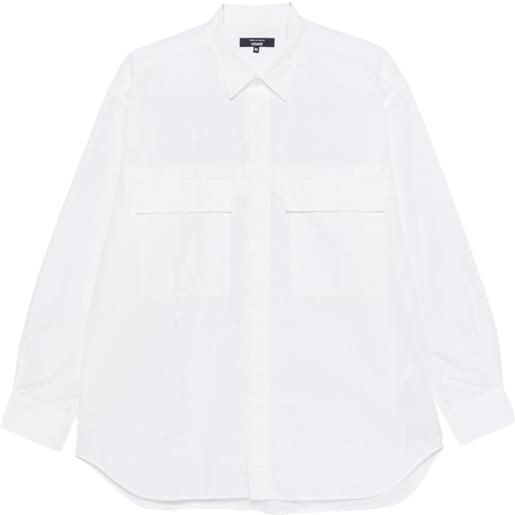 Comme des Garçons Homme camicia con taschino - bianco