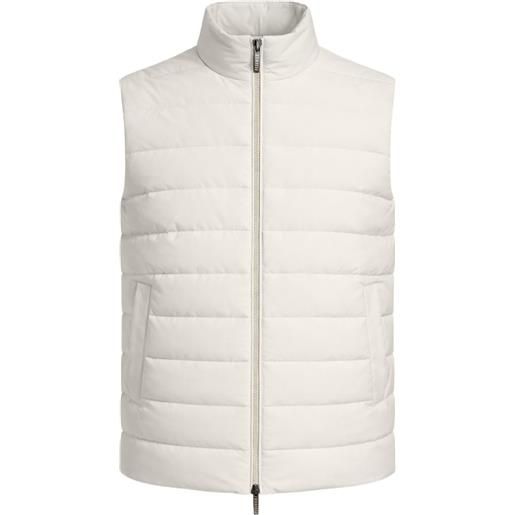 Peserico gilet trapuntato - toni neutri
