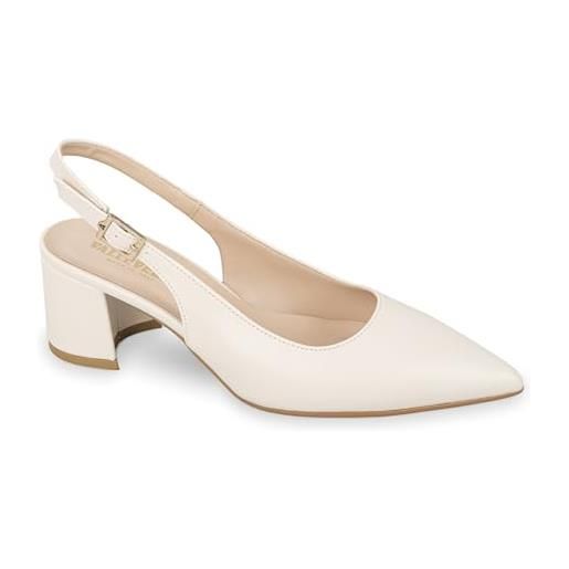 Valleverde decoltè donna 19161-2026 in pelle nero scarpe casual comode, leggere e flessibili, ideali per primavera estate. Eu 35