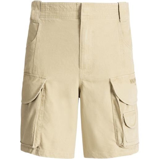 Balmain bermuda cargo in cotone - toni neutri