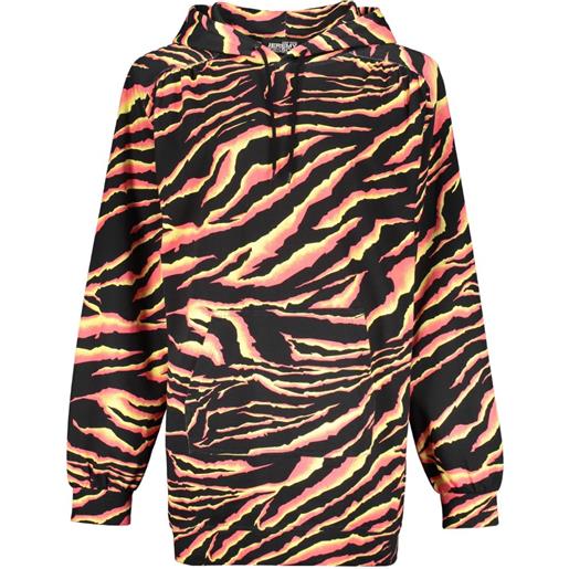 Jeremy Scott felpa a righe con cappuccio - nero