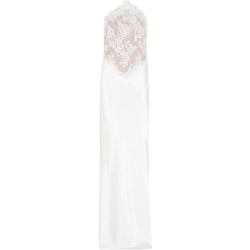 Retrofete abito constance con inserti - bianco