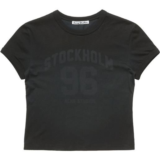 Acne Studios t-shirt con stampa - nero