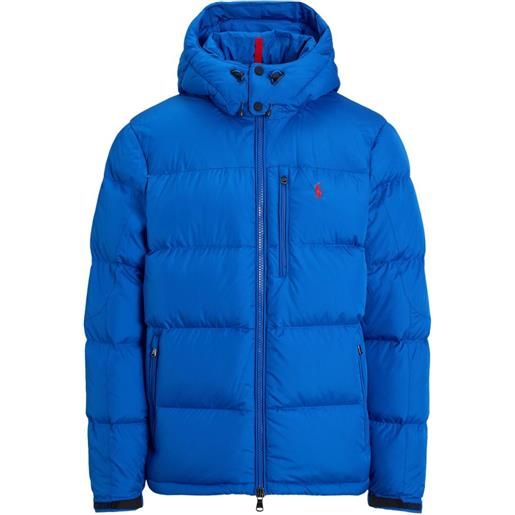 Polo Ralph Lauren giacca trapuntata con cappuccio - blu