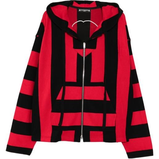 Mastermind World felpa a righe con coulisse - rosso
