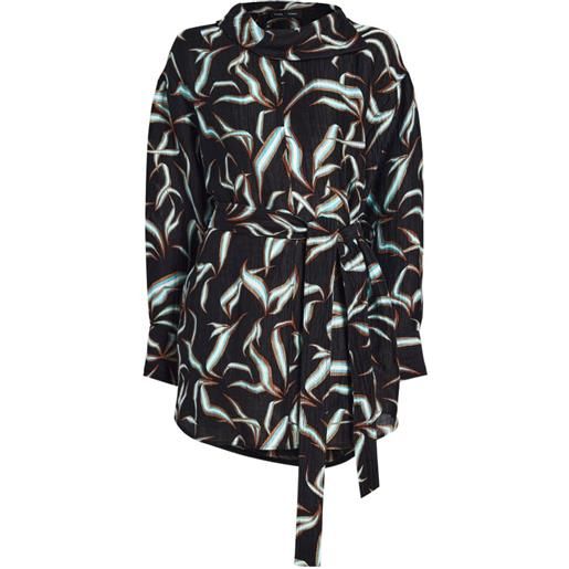 Proenza Schouler abito corto lalia con stampa - nero