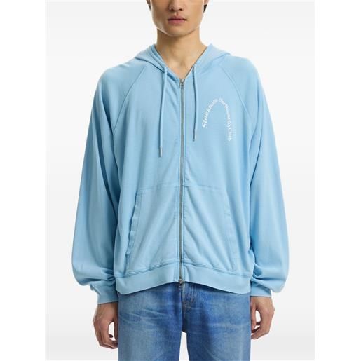 Stockholm Surfboard Club felpa con cappuccio - blu