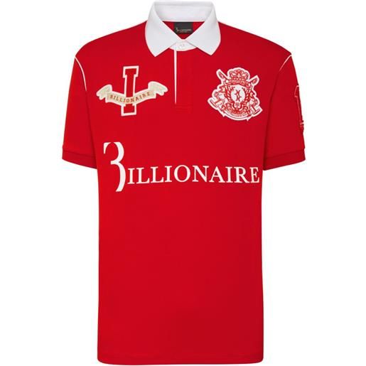Billionaire polo ss polo team montecarlo - rosso