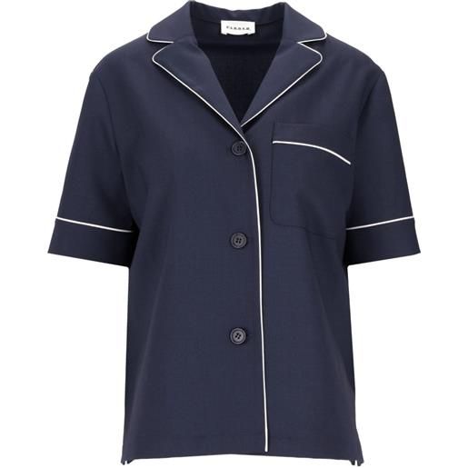 P.A.R.O.S.H. camicia a maniche corte - blu